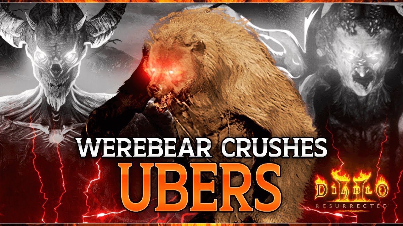 ULTIMATE TANK + SLEEPER Uber Build - Werebear - Diablo 2 Resurrected - Patch 2.4