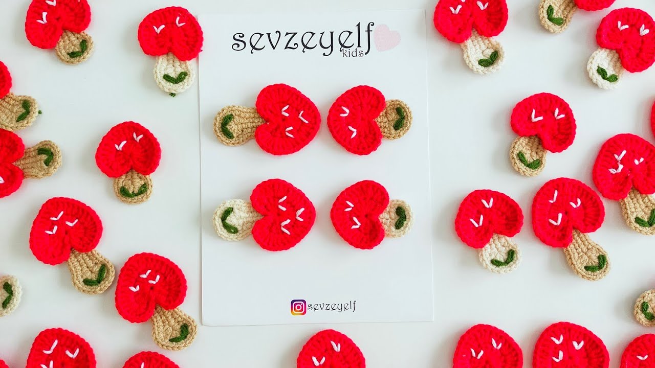 #15 ÖRGÜ MANTAR TOKA YAPILIŞI @sevzeyelf