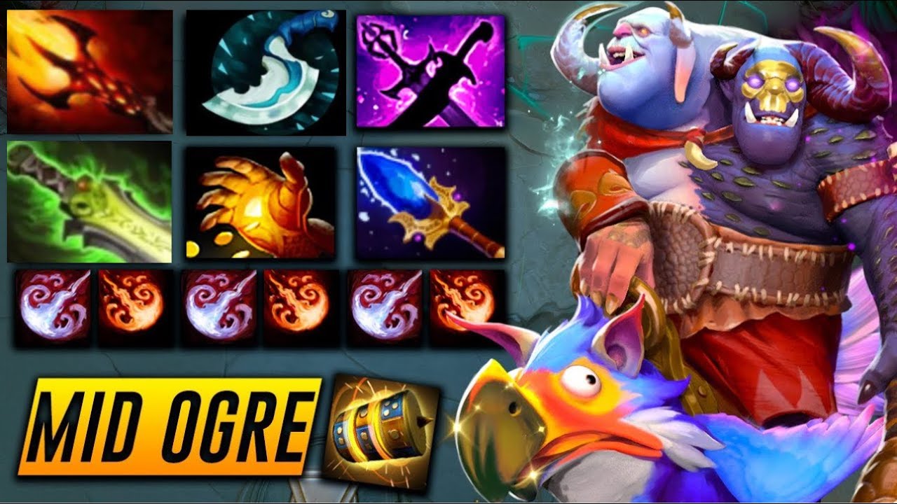 Ogre Magi Mid Insane magic damage DOTA 2 Gameplay