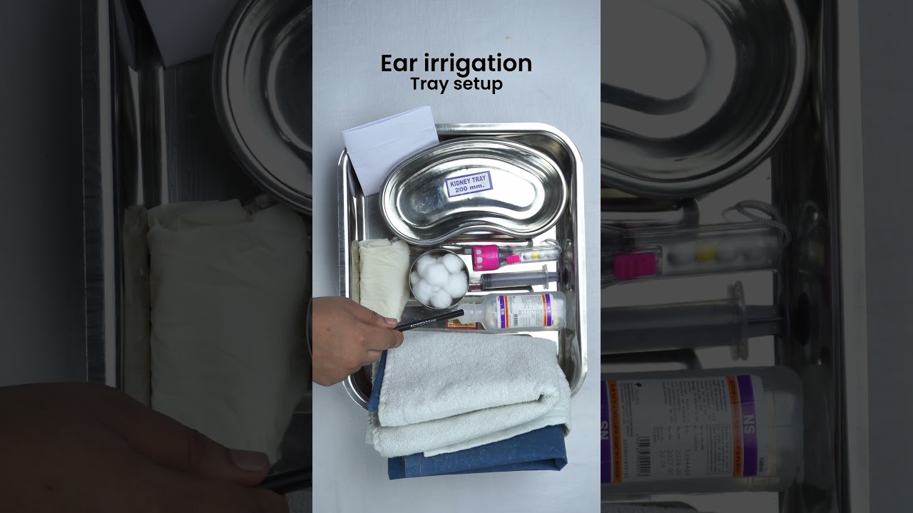 How to Set Up an Ear Irrigation Tray