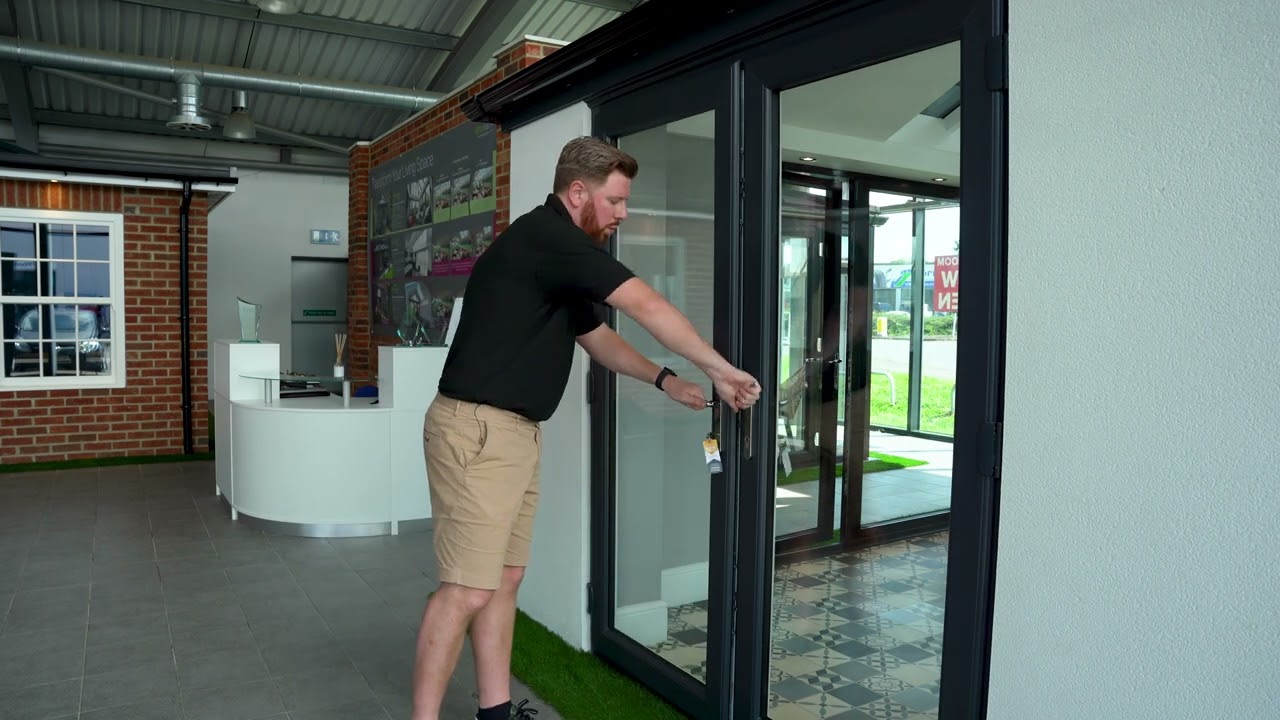 Extreme UPVC French door in Anthracite grey