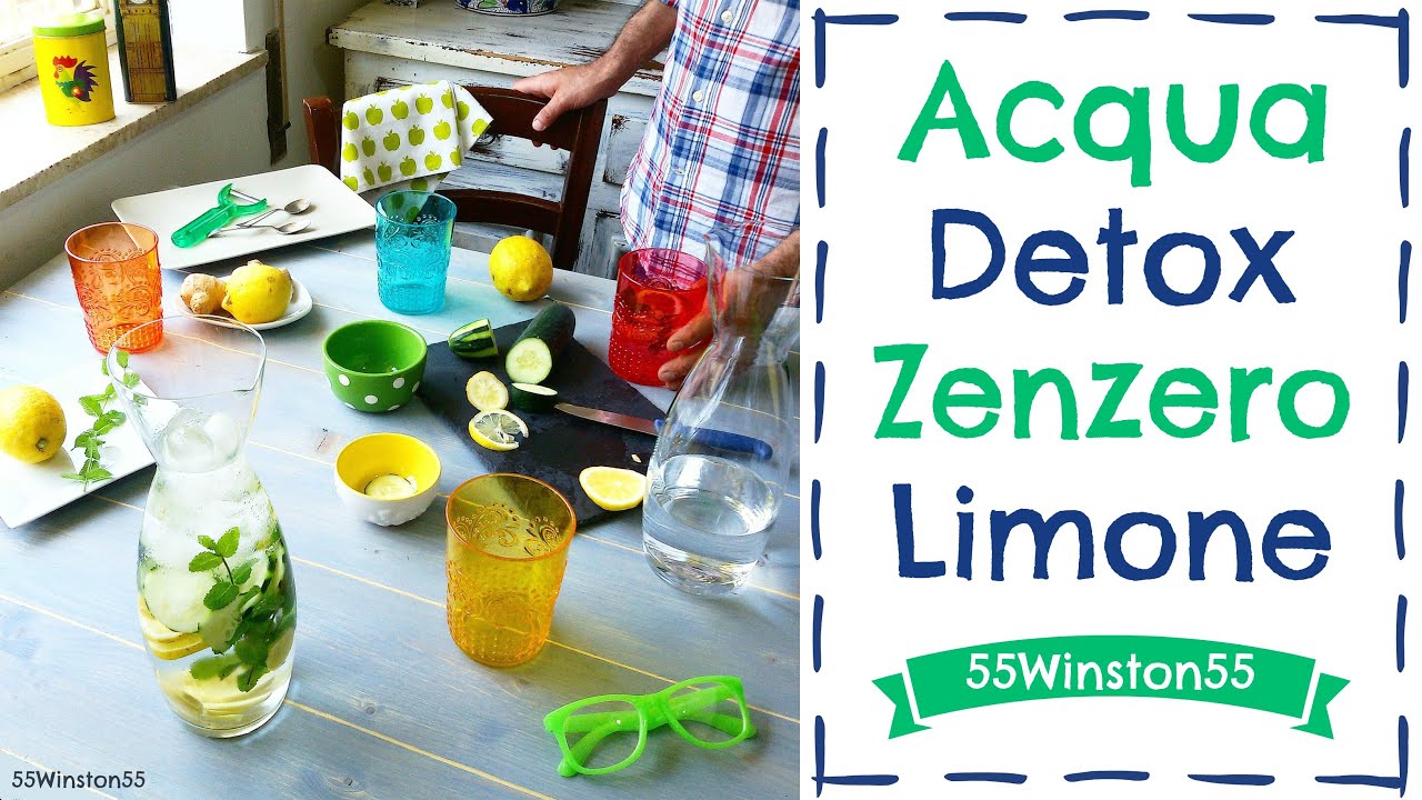Acqua Detox Zenzero e Limone ~ Fresca, Dissetante e Salutare