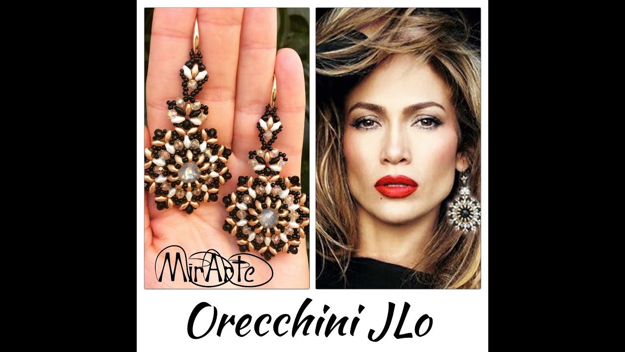 DIY Tutoria orecchini JLo (Jennifer Lopez)