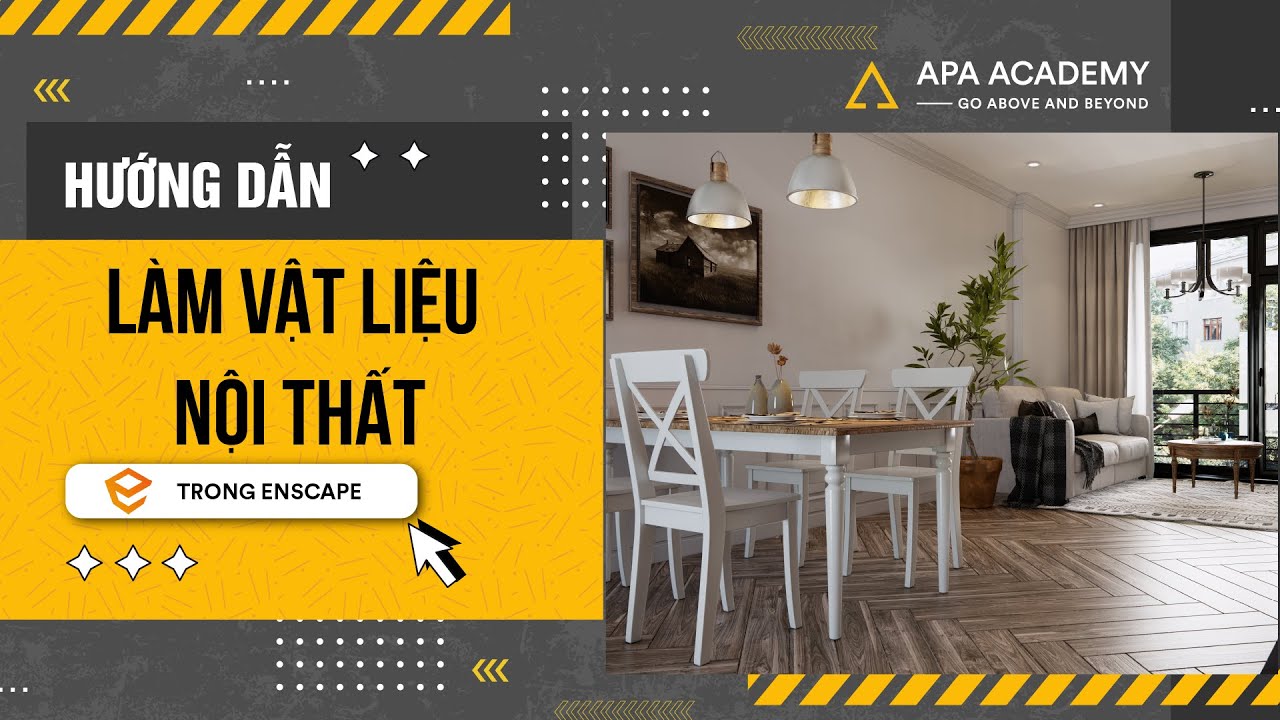 Hướng dẫn làm vật liệu Nội thất trong Enscape | Tự học Enscape