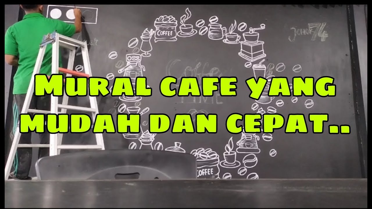 mural cafe yang mudah dan cepat #muralcafe #muraldinding #muralmudah .