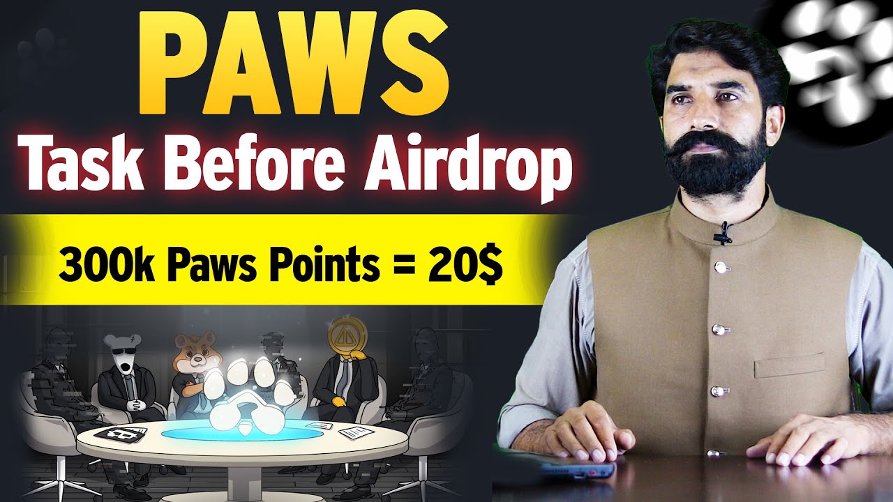 Paws Task Before Airdrop | Paws Airdrop update | Paws Coin Update | Crypto News Update | albarizone