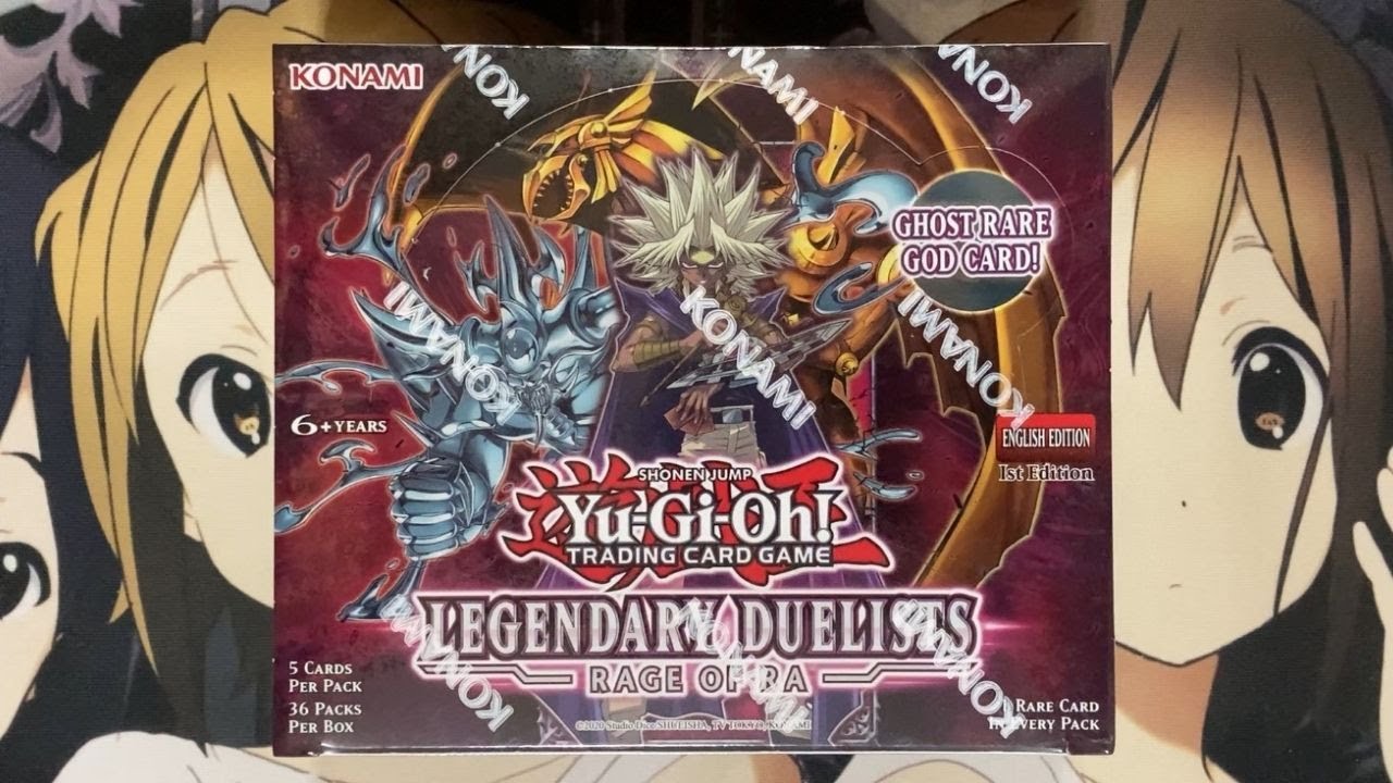 Opening My Legendary Duelists Rage Of Ra Yugioh Booster Box