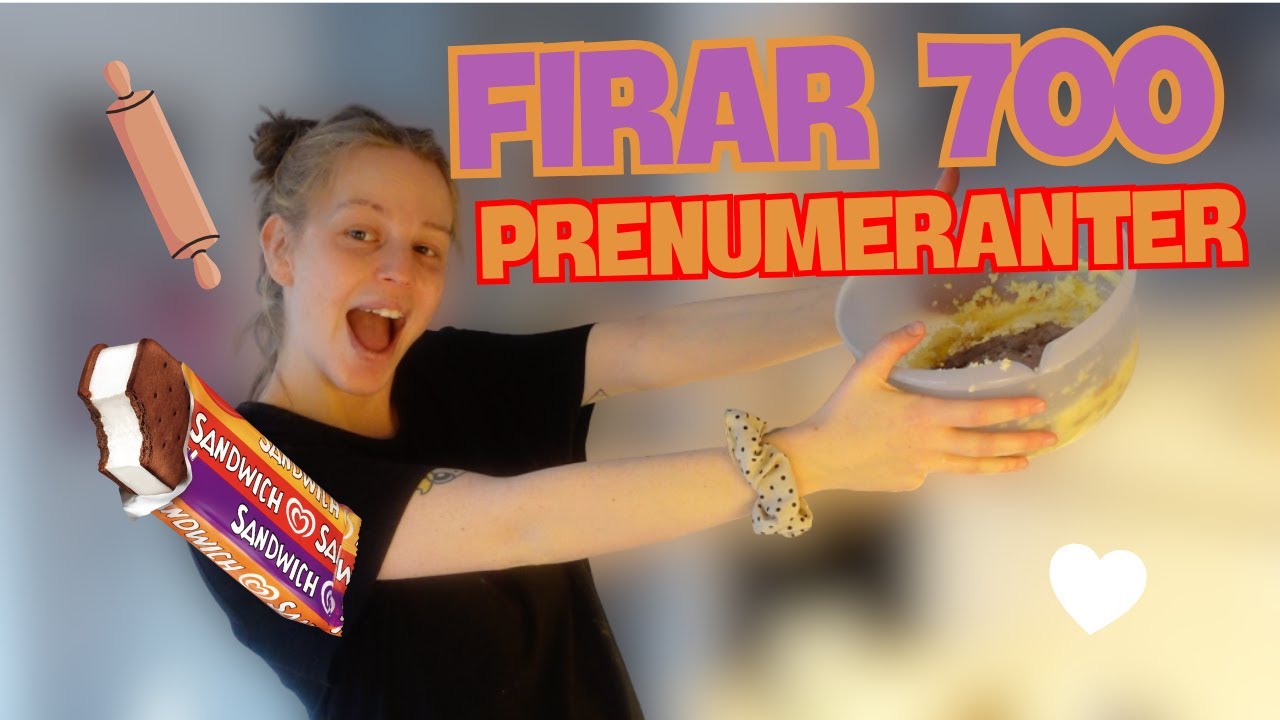 JAG HAR FÅTT 700 PRENUMRANTER | baka med mig