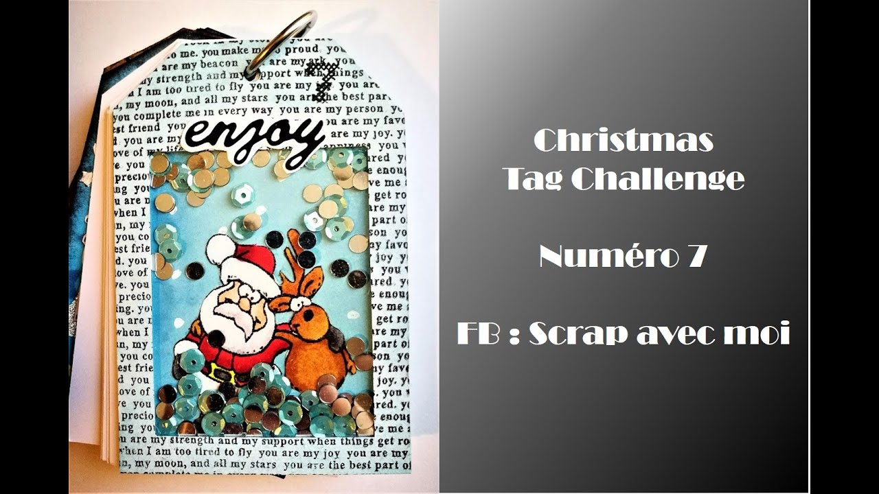 TAG 07   Christmas Tag Challenge 2020   Scrap Avec Moi