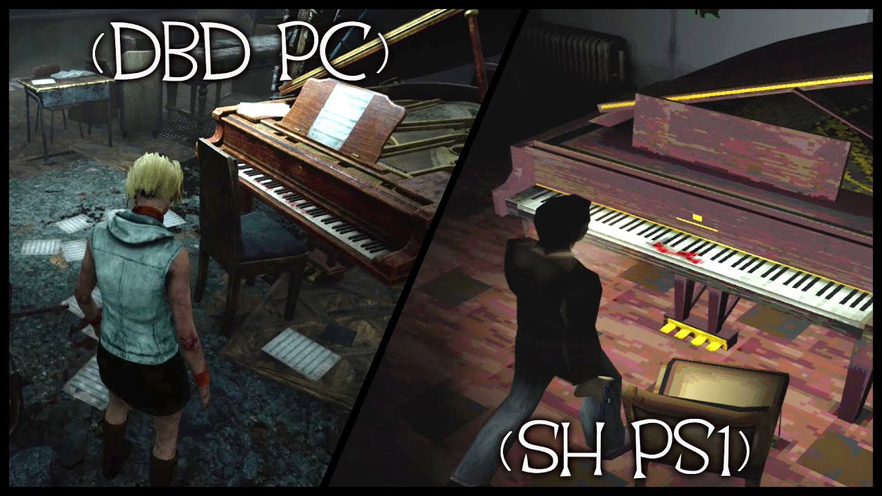 Dead by Daylight - Midwich Elementary School - DBD (PC) vs Silent Hill (PS1) Comparison