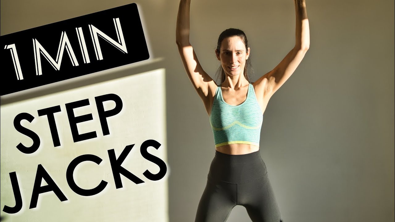 STEP JACK | 1 MINUTE EXERCISES FOR BEGINNERS
