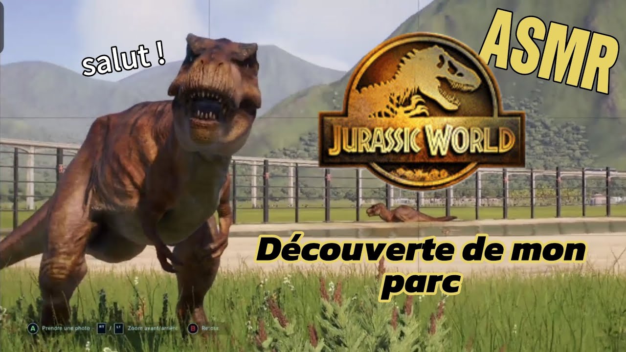 ASMR |FR🇨🇵| pr&eacute;sentation de mon Parc 🦖 chuchotement et gaming 😴