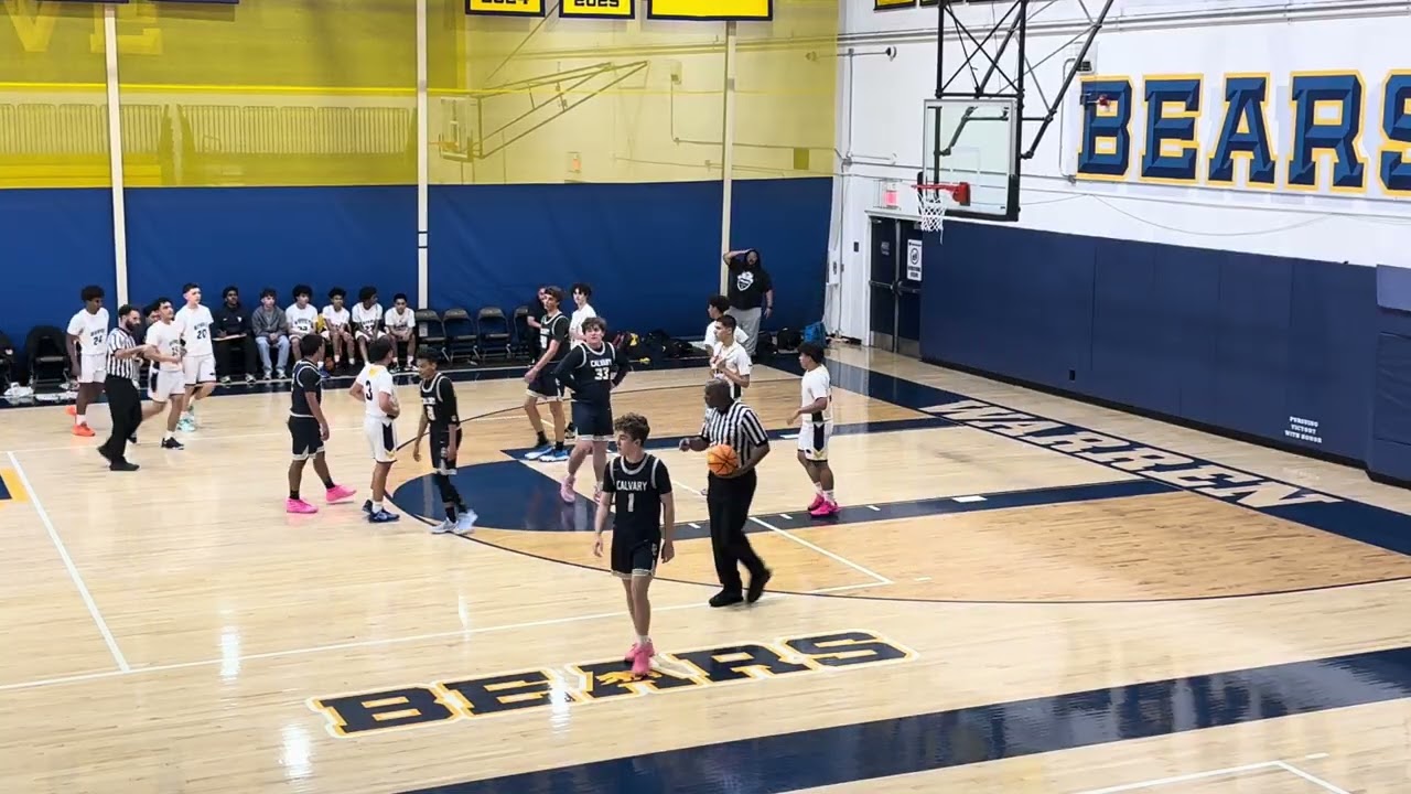 Thanksgiving Classic JV Basketball:Calvary Chapel HS vs Warren HS 32-88