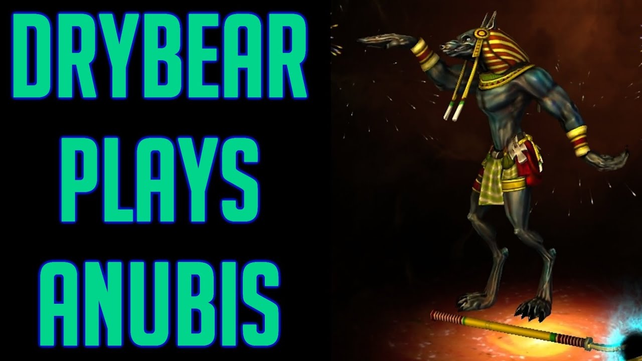 SMITE Anubis Gameplay Live Commentary - Drybear plays Anubis