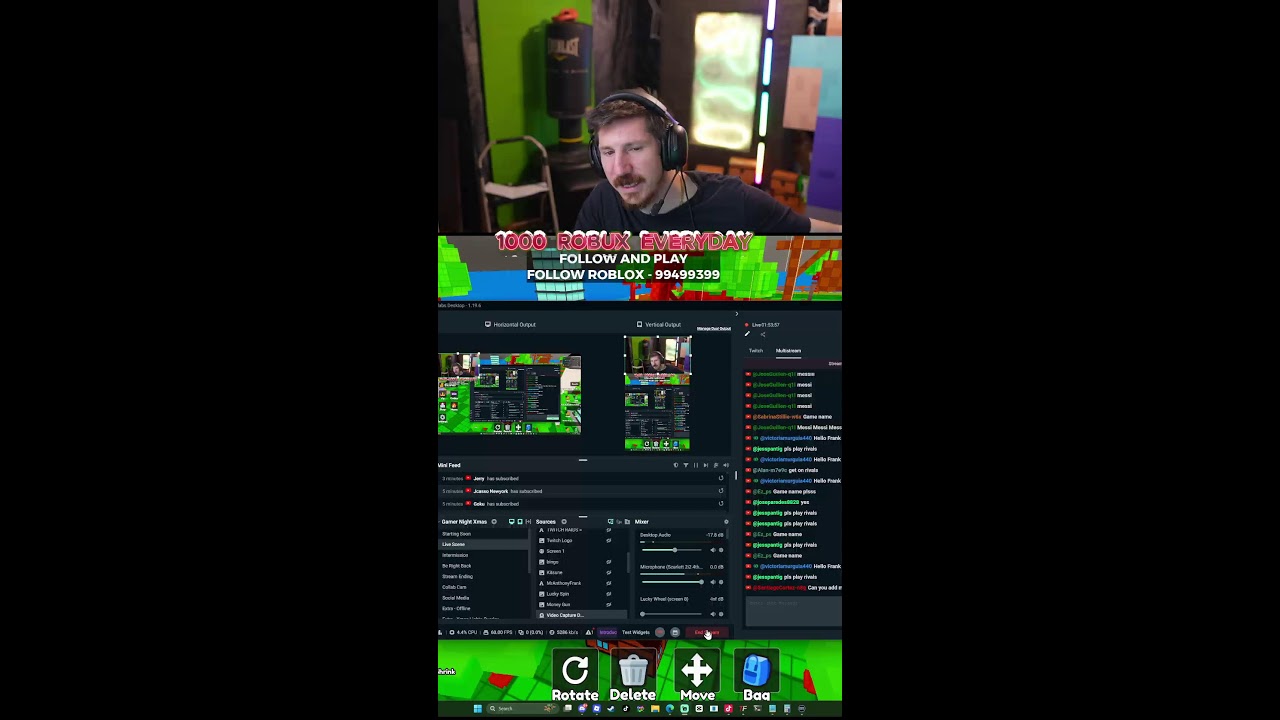 🔴[ LIVE ] play with AIDEN in Roblox Rivals (Portrait)