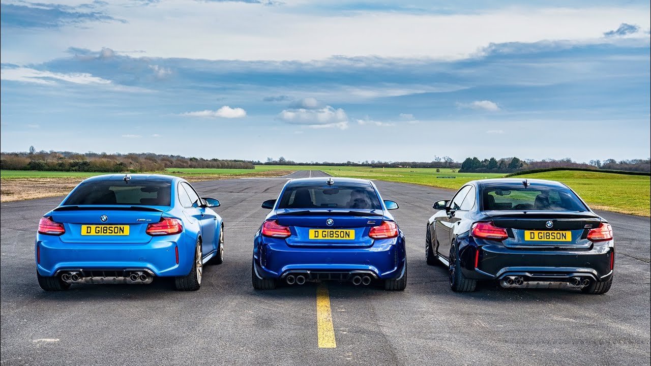 Дрэг-рейсинг!! BMW M2 CS против M2 COMP против 530 л.с. M2 COMP