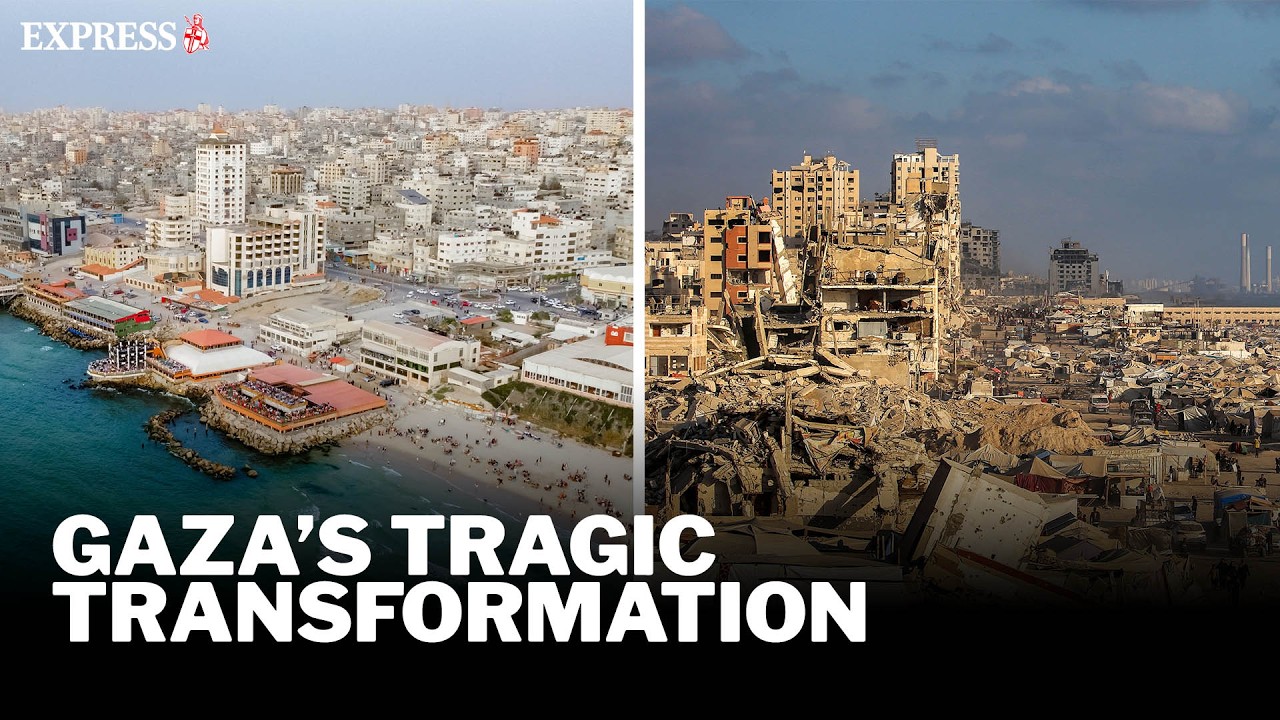 Gaza Before & After: Shocking footage reveals 2 years of BRUTAL Israel-Hamas war destruction