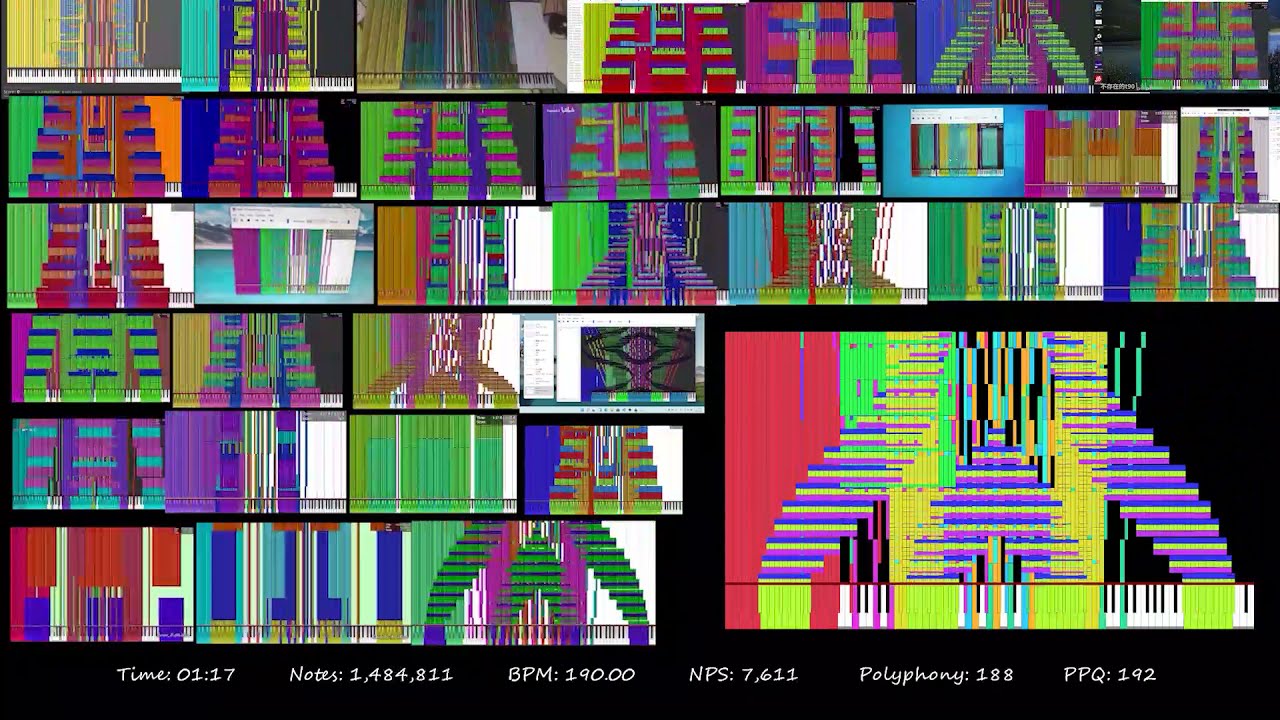 【Black Midi】9kx2 32 way comparison