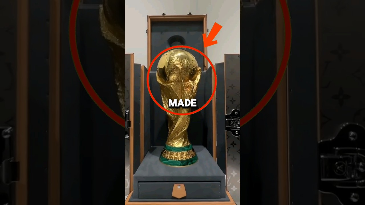world cup trophy is not gold #shorts