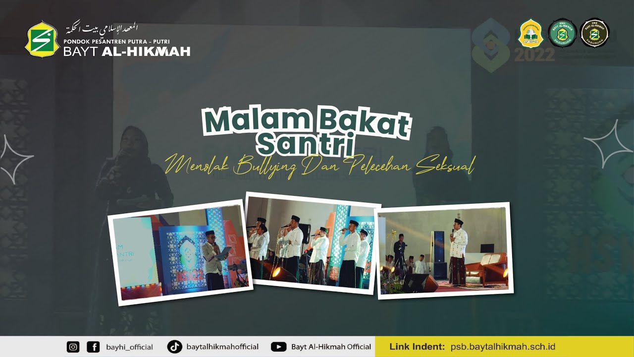 MALAM BAKAT SANTRI MENOLAK BULLYING DAN PELECEHAN SEKSUAL
