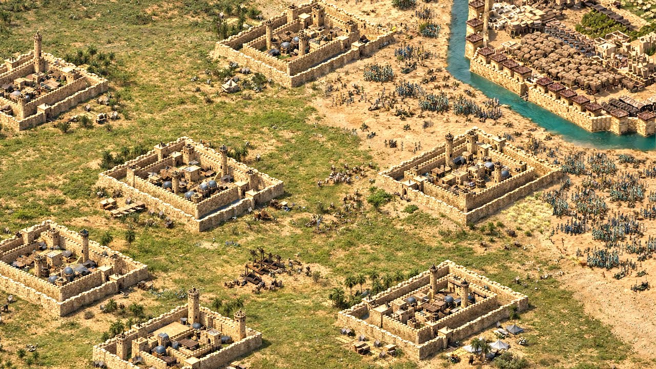 EPIC Deathmatch vs 7x LIONESS (New AI) - Stronghold Crusader Definitive Edition