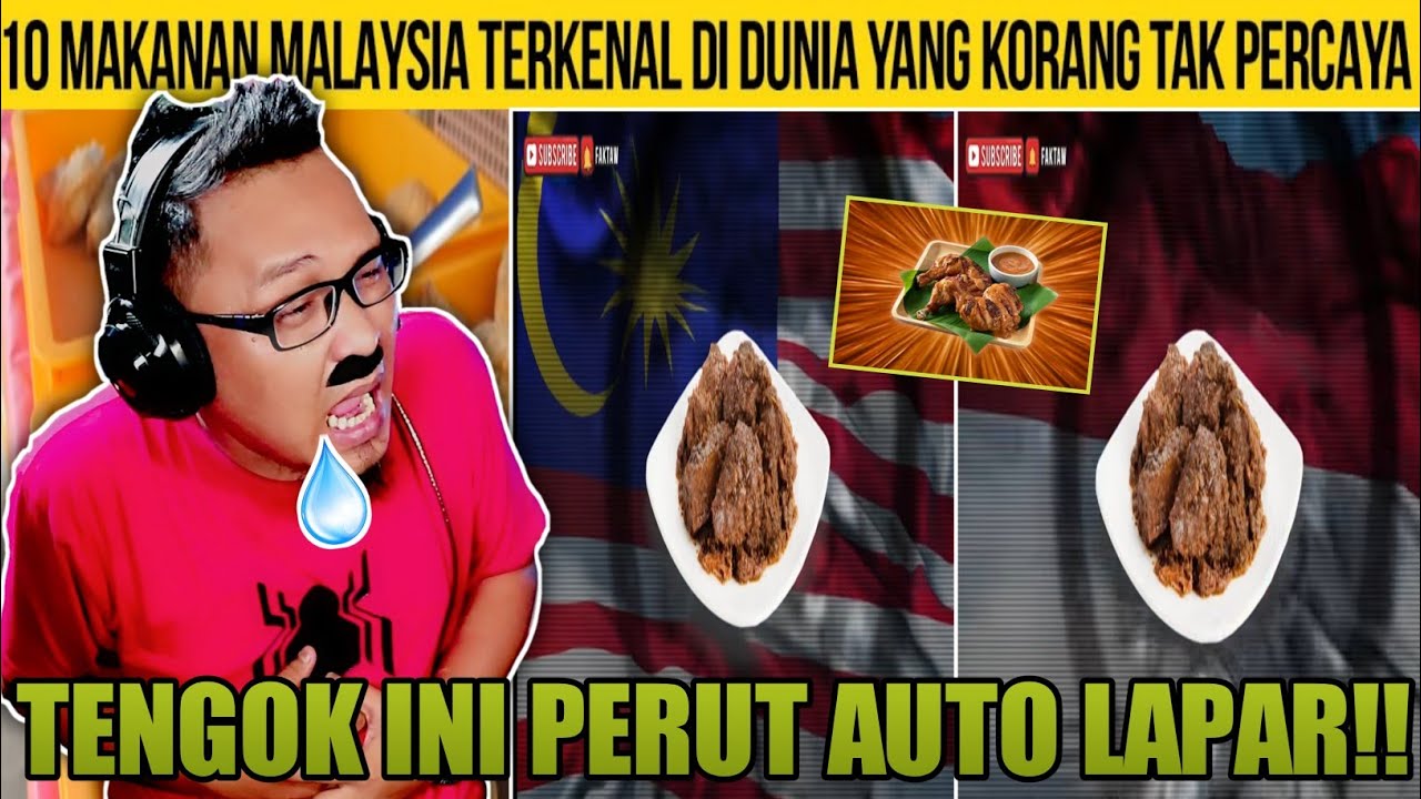 AIR LIUR AUTO MELELEH‼️10 MAKANAN MALAYSIA INI TERKENAL DI LUAR NEGARA⁉️| Cak Lonjong
