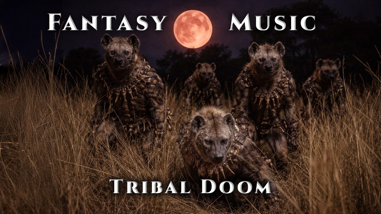 Claws Beneath the Blood Moon – Tribal Doom Orchestral (Fantasy, DnD, RPG, Writing)