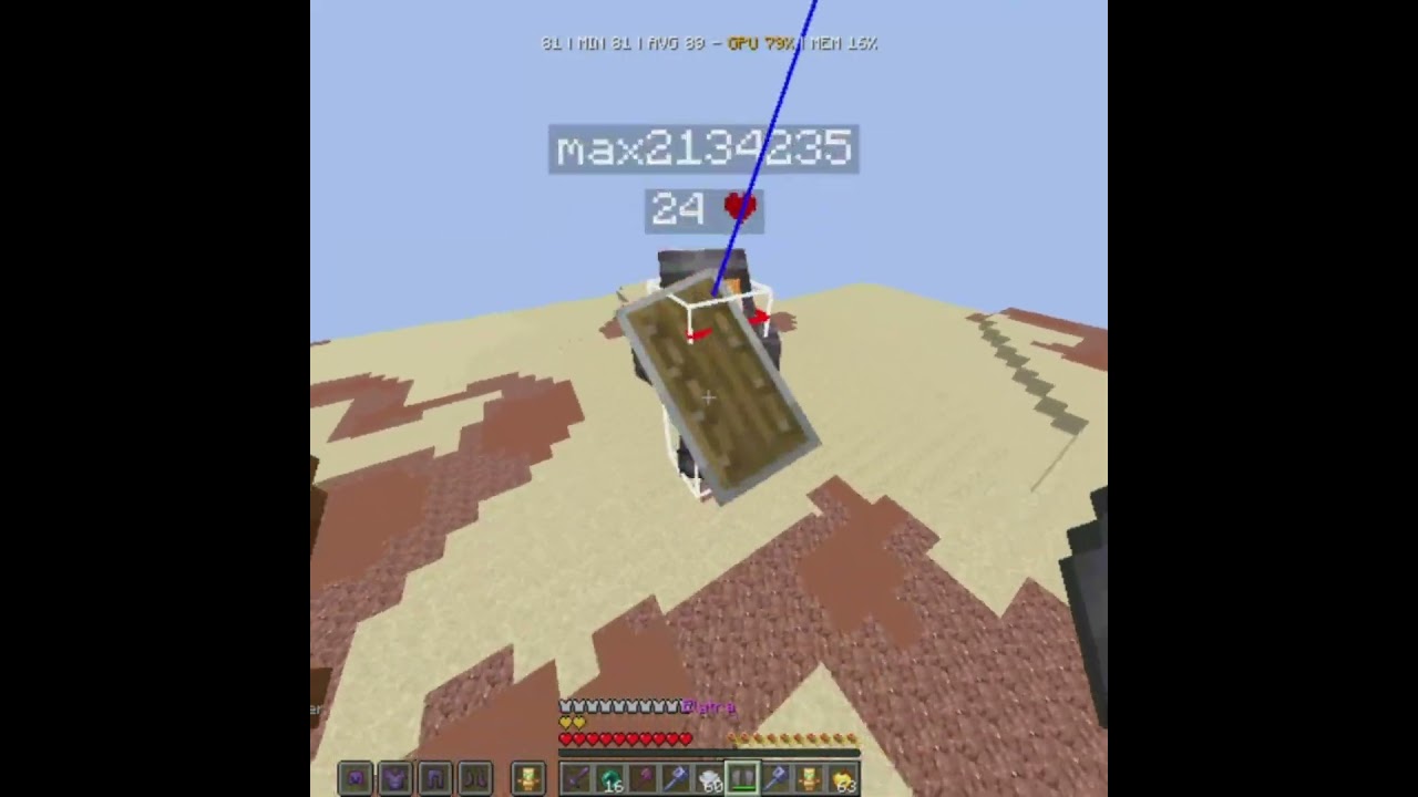 did i just stun slam #minecraft #pvp #mace