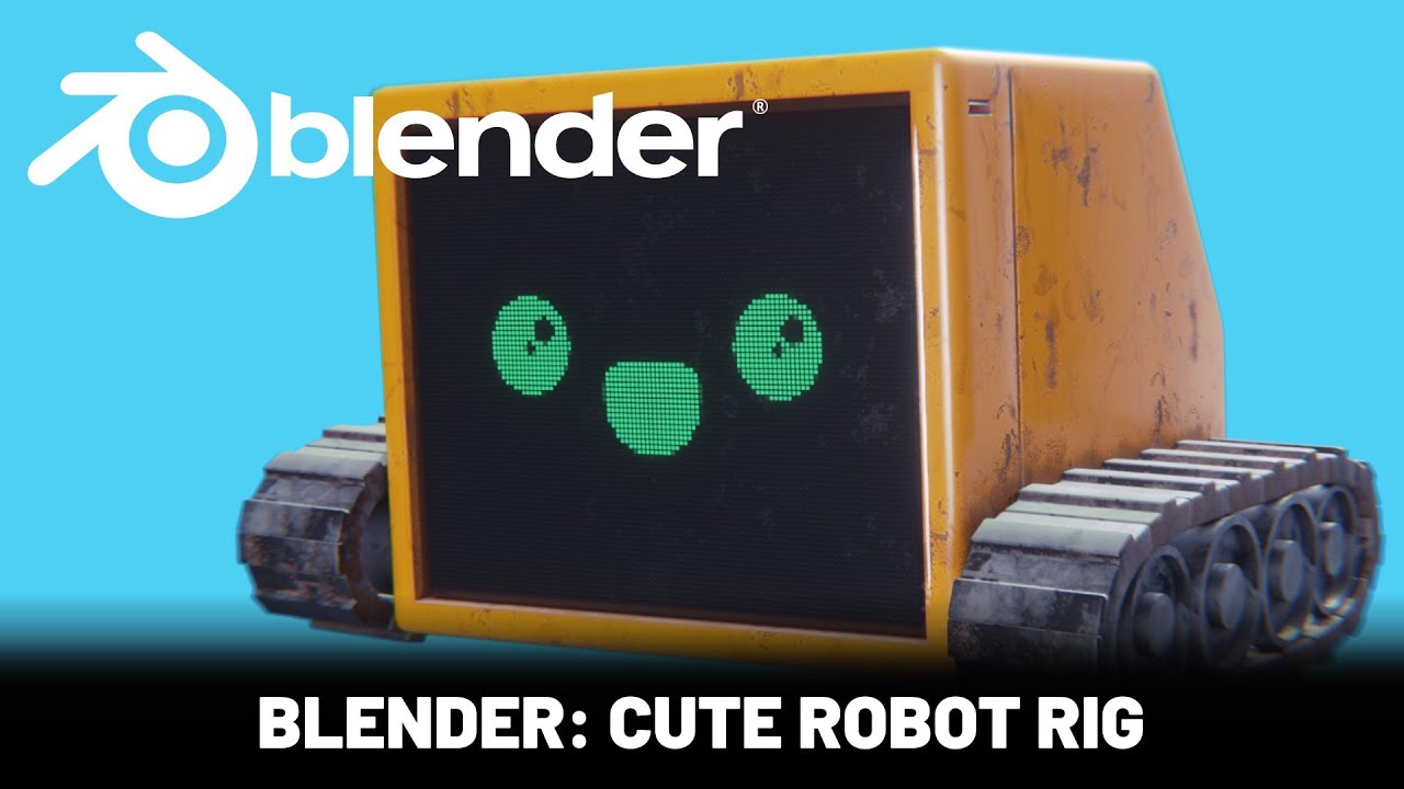 Blender Character Animation Tutorial: Model and Rig a Cute Robot