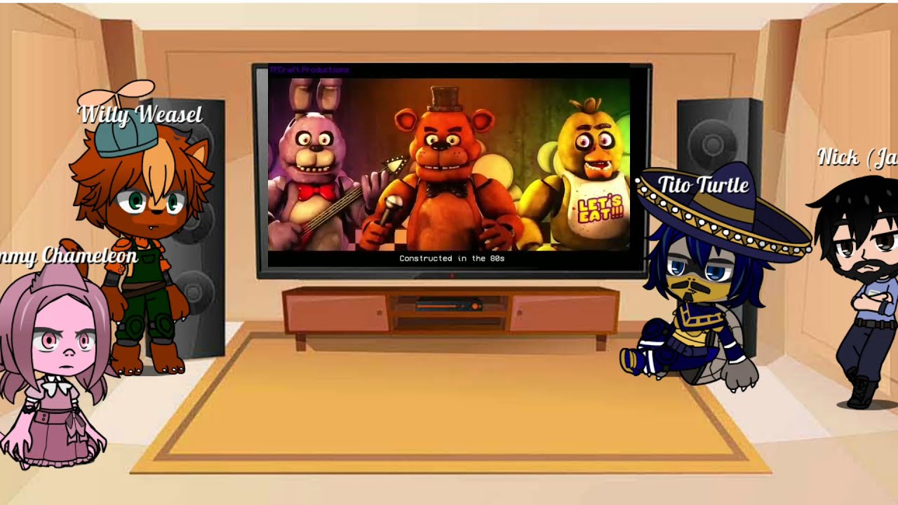 Willy's Wonderland Reacts To Built In The 80s SFM | GCRV |