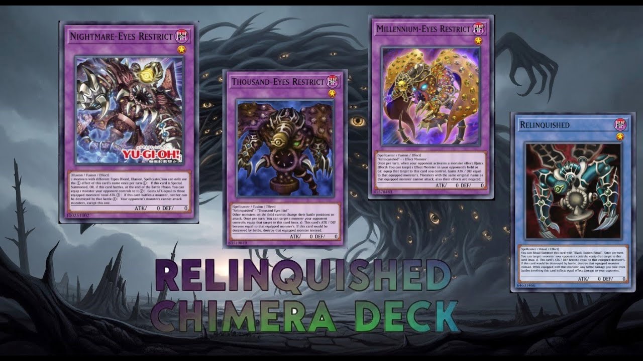 MDPRO3,Relinquished Chimera deck,Nightmare-Eyes Restrict,[25DB]