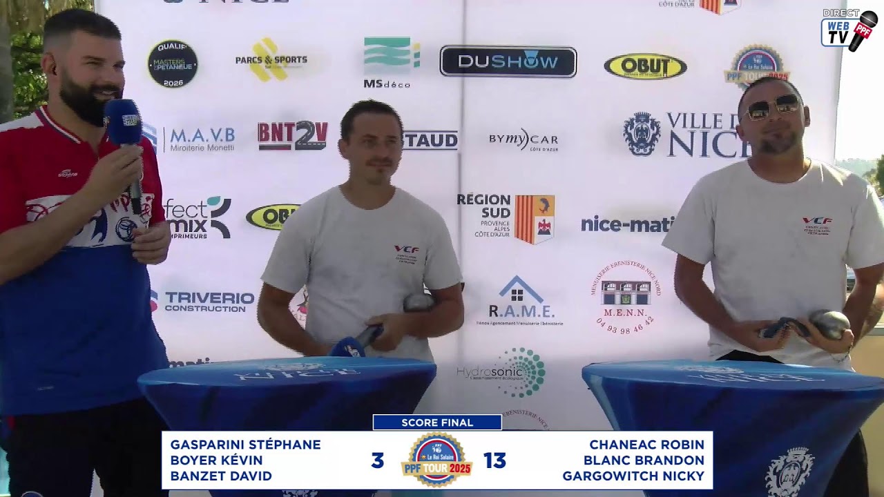 PPF TOUR 2025 National TOP 1000 NICE - GASPARINI / CHANEAC.