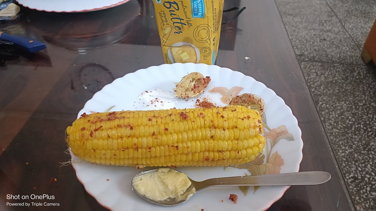 How Make To Butter Boil Mashala Corn #corn#mashala#homemade #tasty #butter # swadisht #9 June 2023