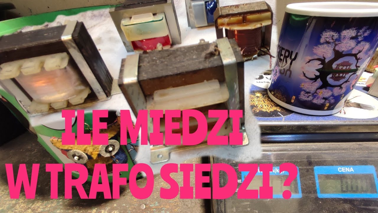 Demontuje małe transformatorki