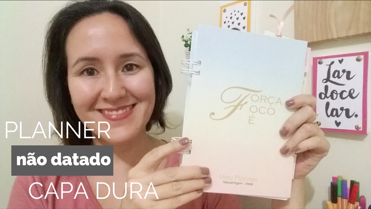 PLANNER N&atilde;o Datado 2.0 - baixe e monte o seu!