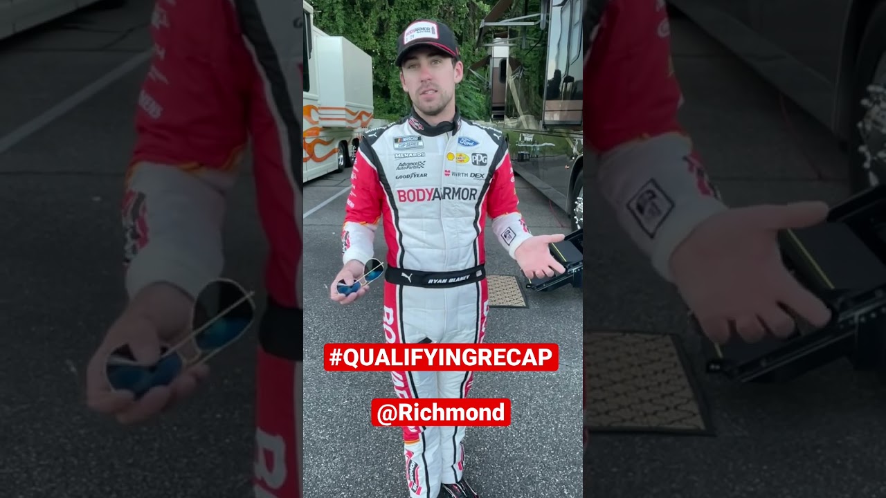 Ryan Blaney&rsquo;s Qualifying Recap: Richmond