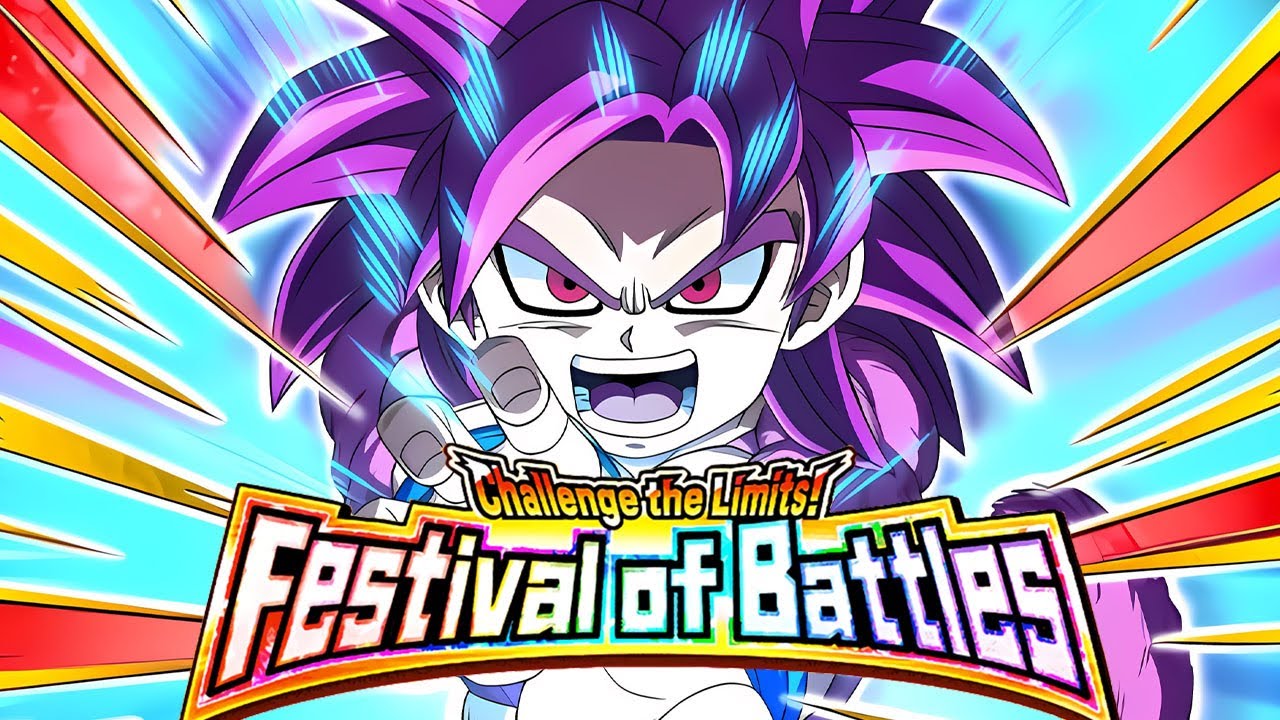 SSJ4 DAIMA MINI GOKU VS FESTIVAL OF BATTLES! Dragon Ball Z Dokkan Battle