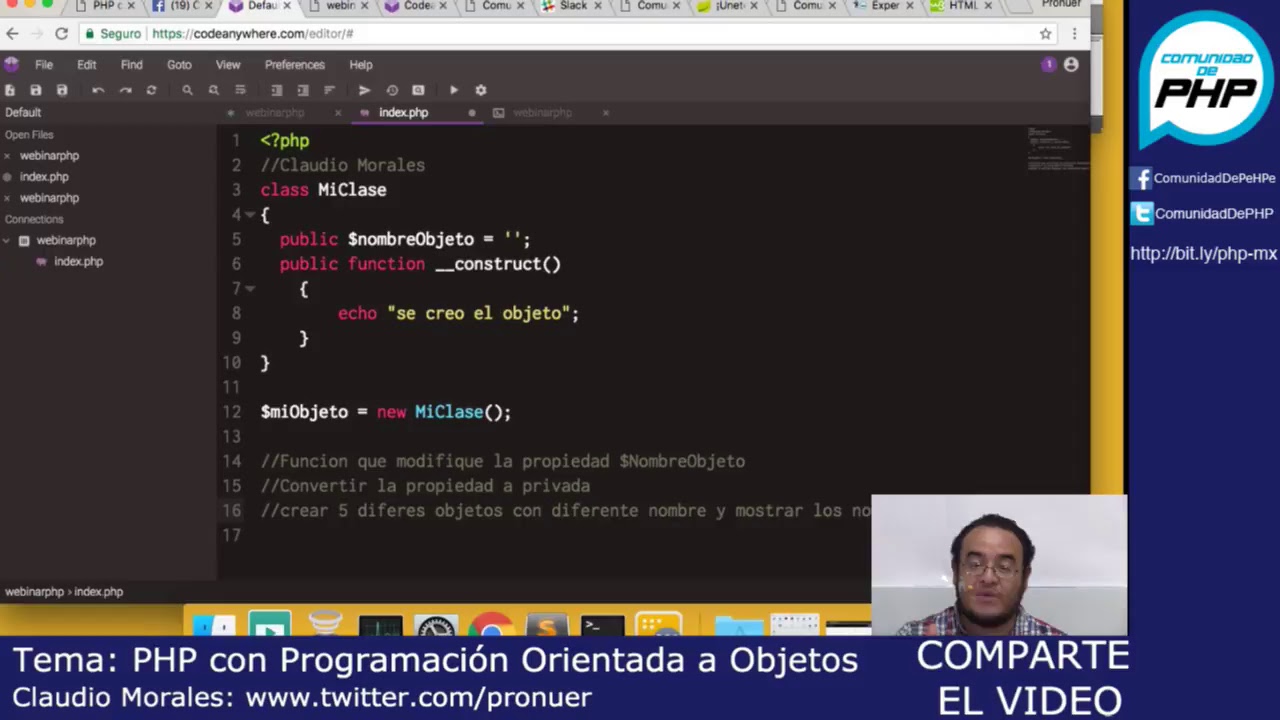 Webinar PHP con POO