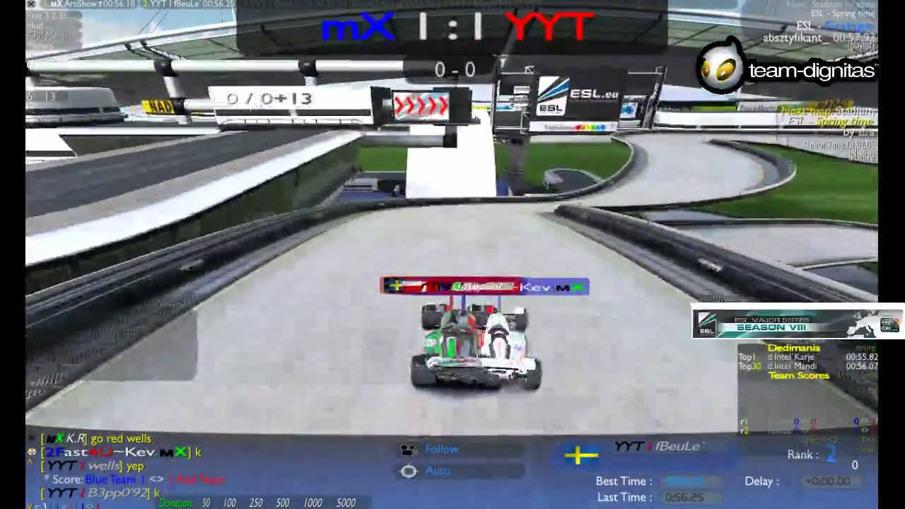ESL EMS Trackmania Grand Finals - YYT vs mX Part 1