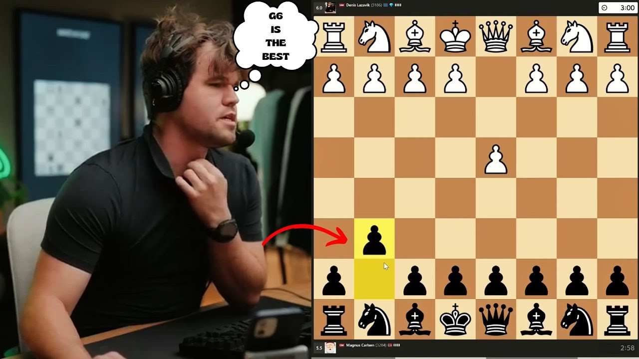 Magnus Carlsen shows us how to play the Modern Defense