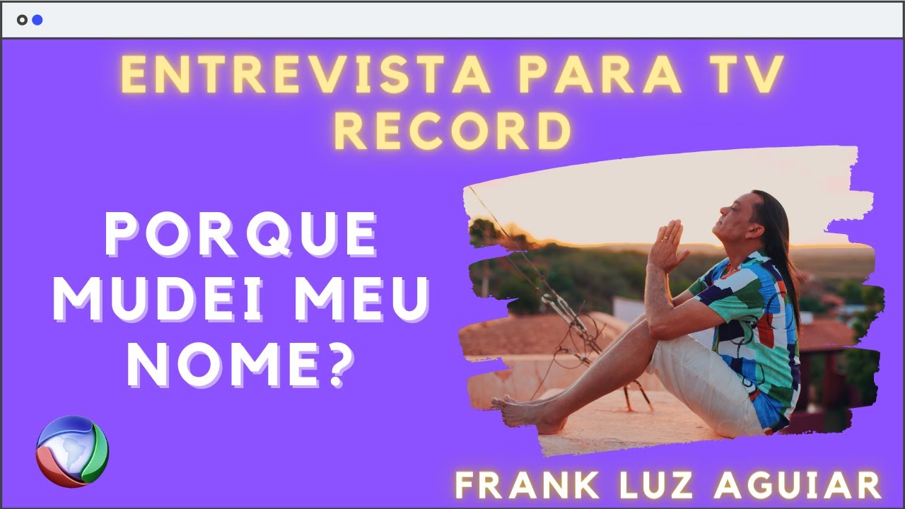 Reportagem da TV Record | Por onde anda Frank Aguiar