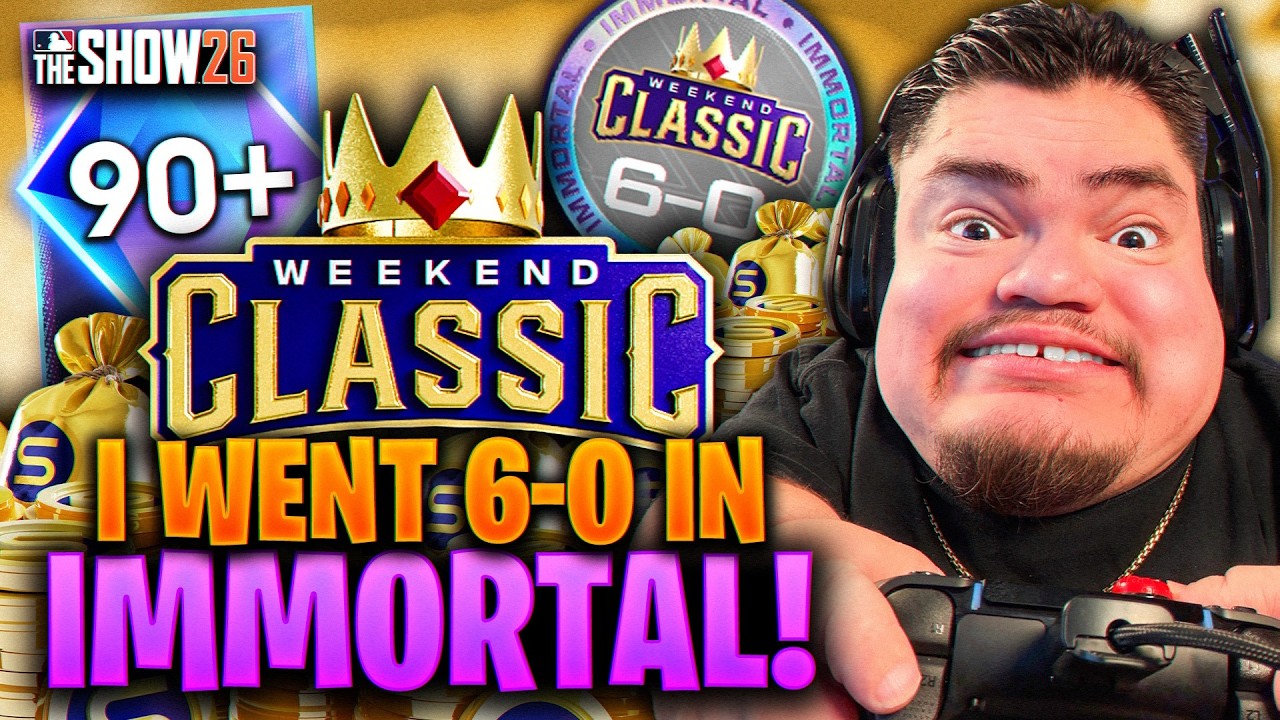 Я одержал идеальную победу со счетом 6-0 в Immortal Weekend Classic. (Награда в 1 миллион Stubs)