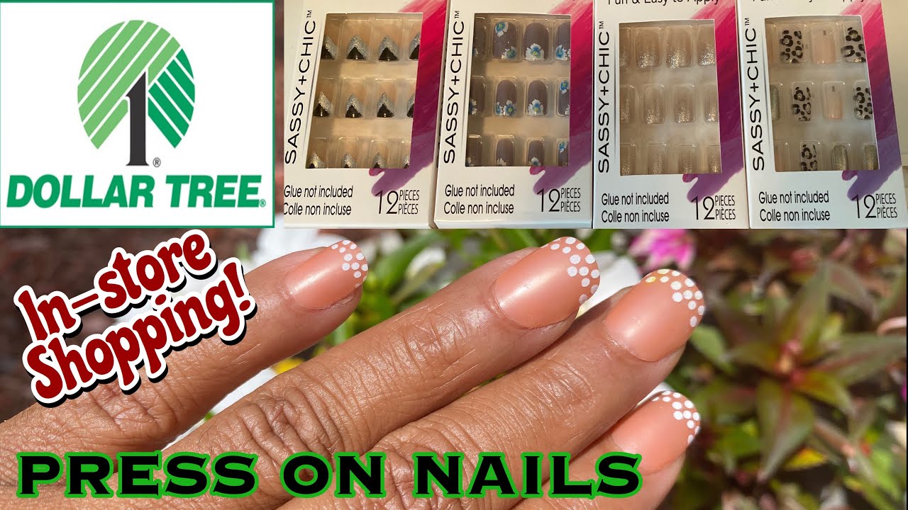 $2 Manicure?! | Dollar Tree Press on Nails 💅