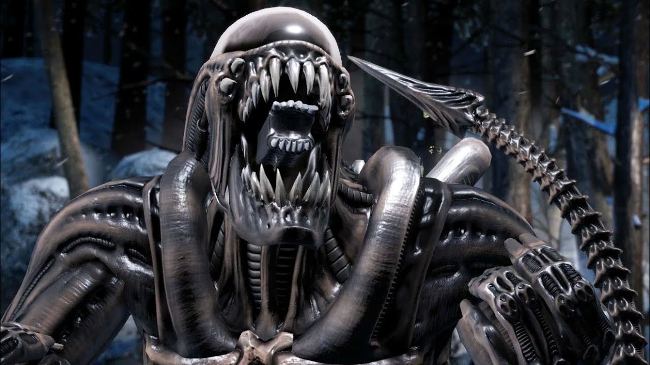 Mortal Kombat X - Alien: все диалоги/вступительные диалоги