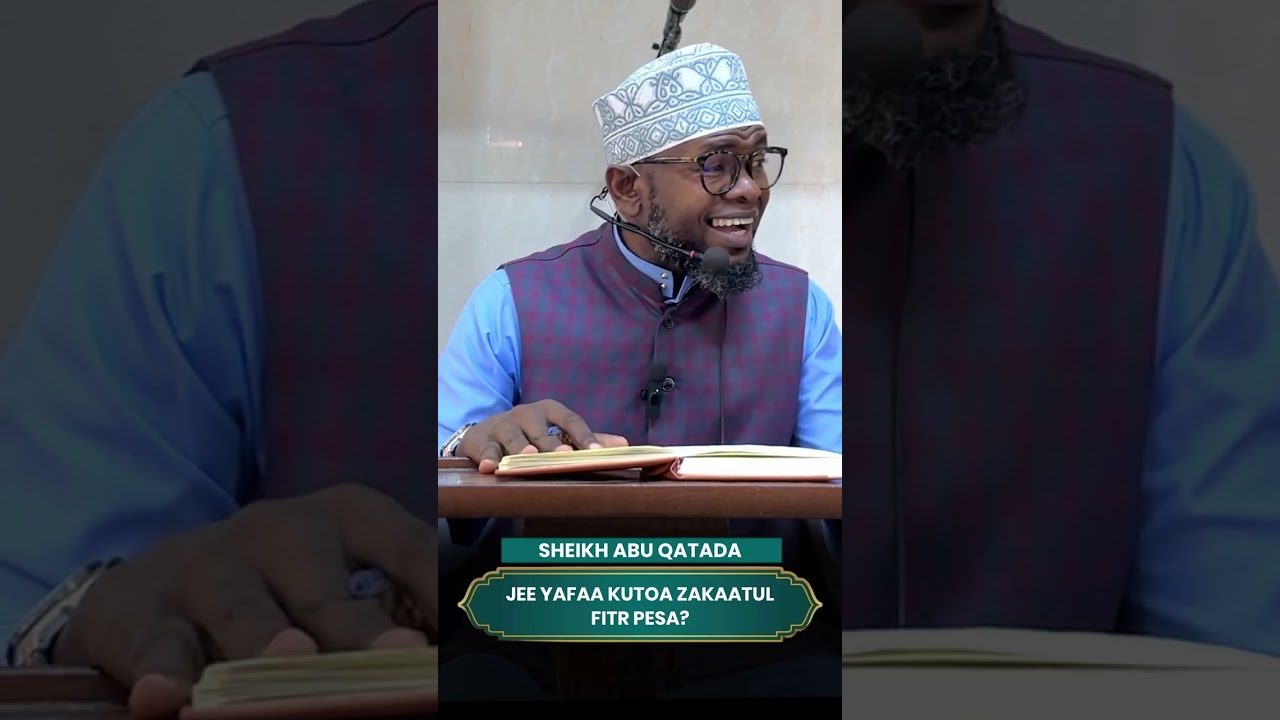 JEE YAFAA KUTOA ZAKATUL FITR  PESA 