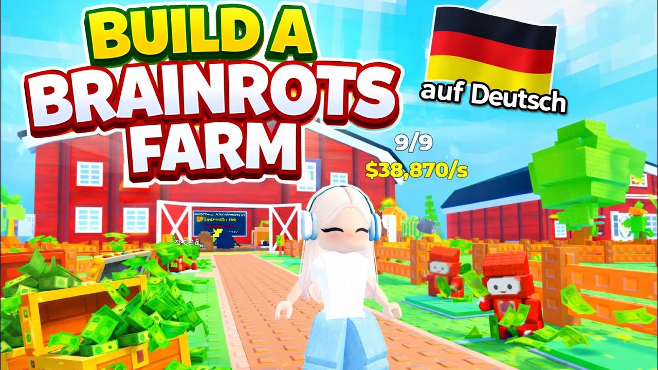 Build a Brainrots Farm in Roblox Video auf Deutsch)