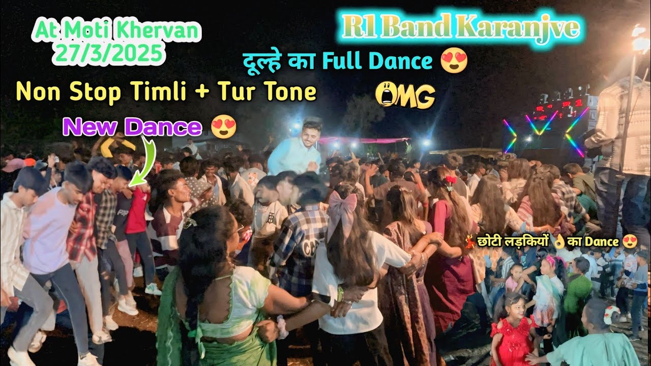 R1 Band Karanjve ll💃Non Stop🥰Timli+🤩Tur Tone😍 ll At Moti Khervan ll 27/3/2025 ll @gamitsamir164