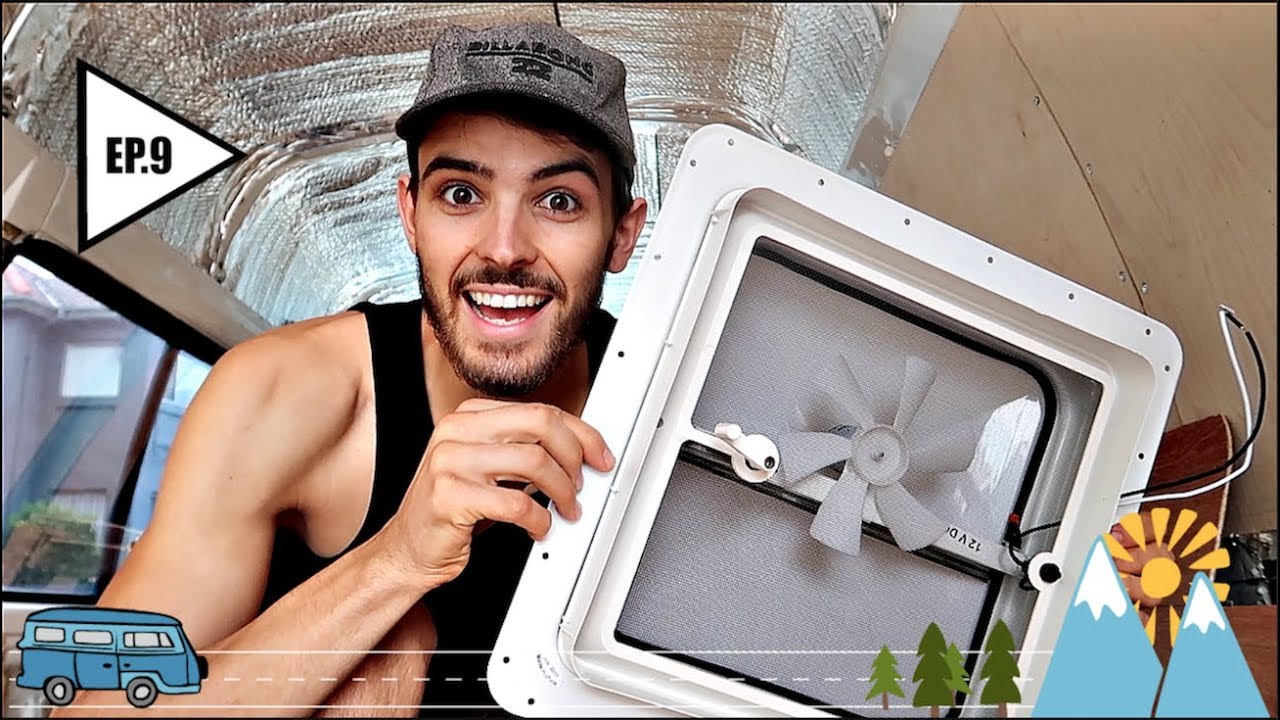 Fan Installation | Toyota Hiace Campervan Conversion