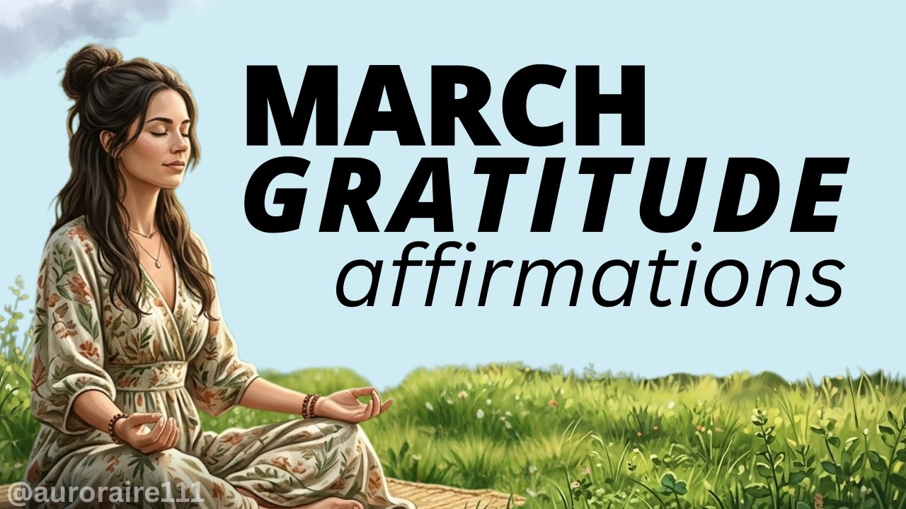 Everything I'm Grateful For | Start Your March with Powerful Positive Affirmations