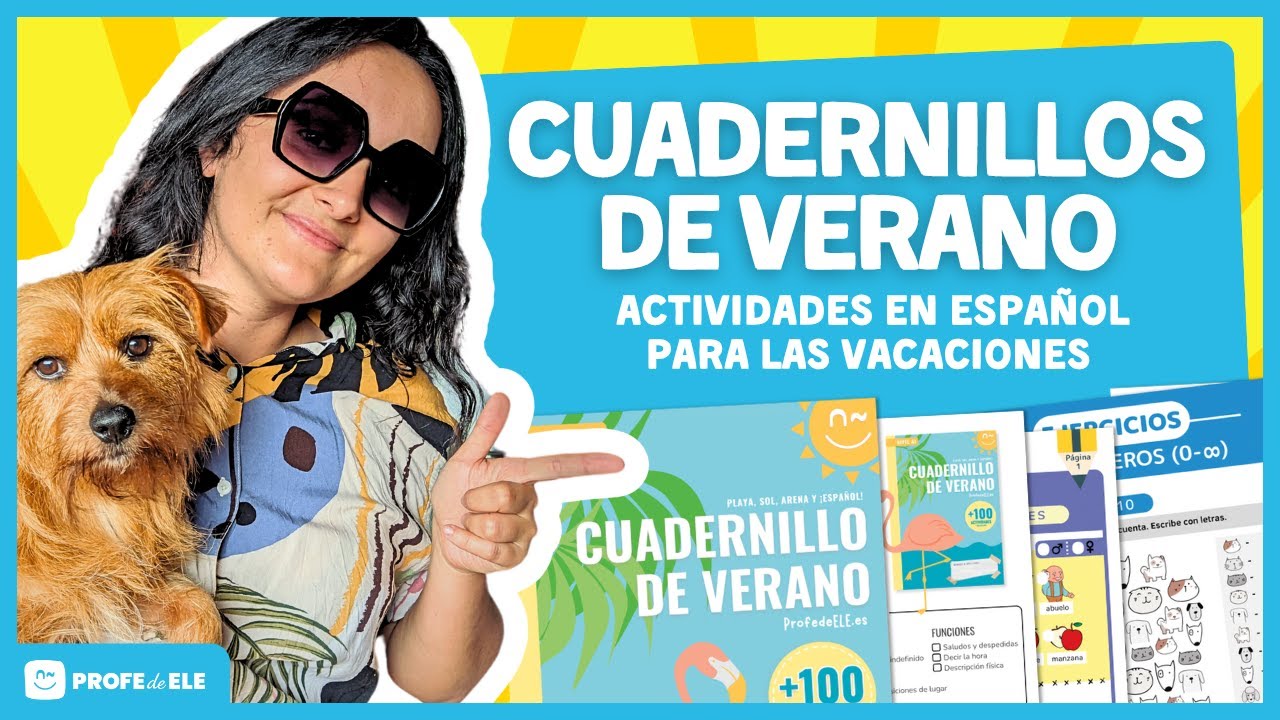 🌞 Cuadernillos de VERANO | Actividades en español para las vacaciones